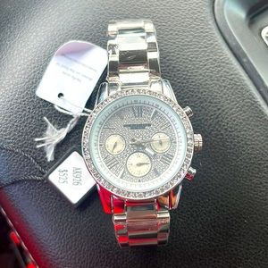 Akribos silver watch- New in a box